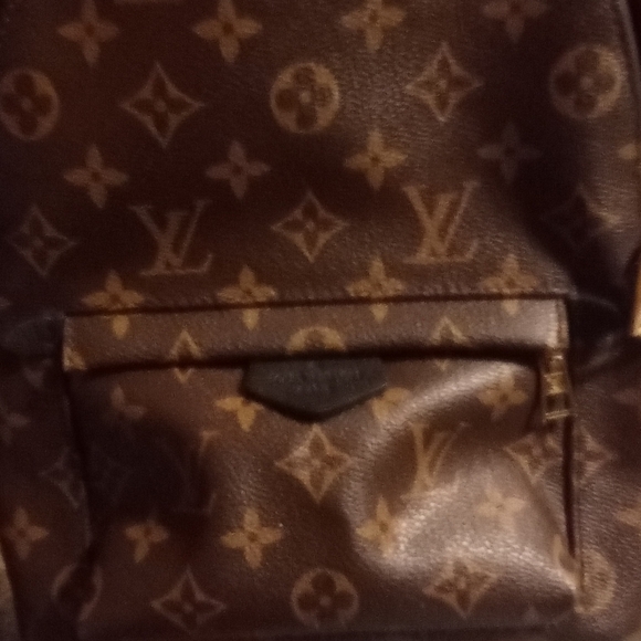 Louis Vuitton Palm Springs MM Backpack. Brown/Black - Picture 4 of 5